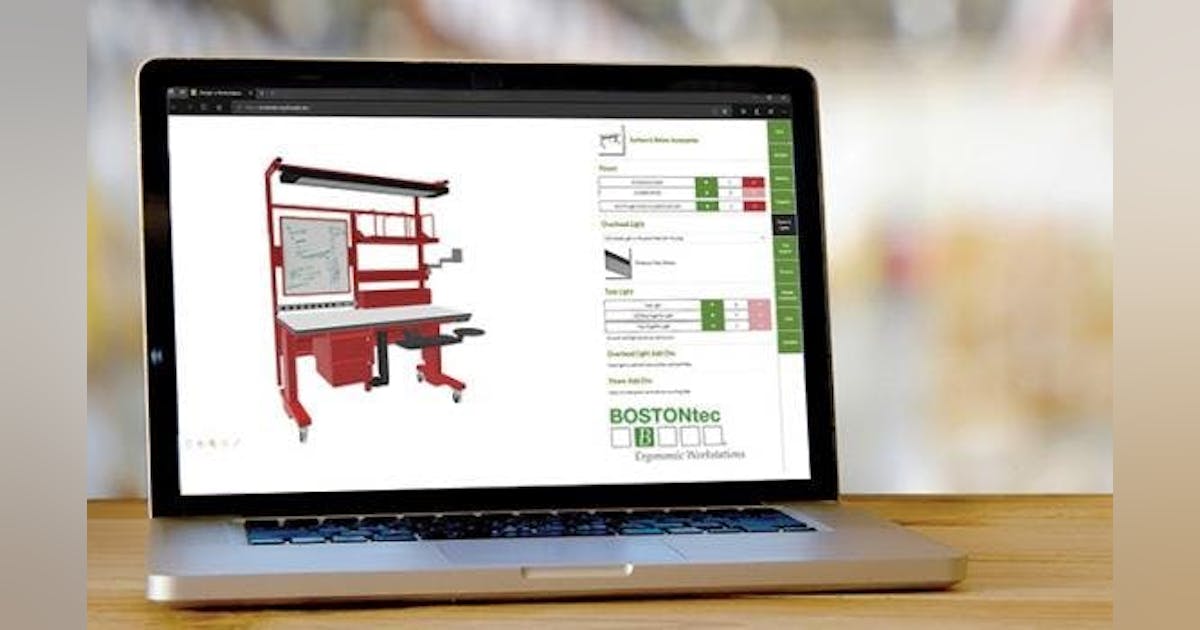 Make Your Own Ergonomic Workstation with BOSTONtec 3D Configurator