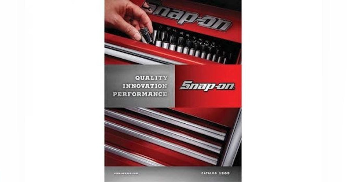 SnapOn Hand Tools Catalog New Equipment Digest