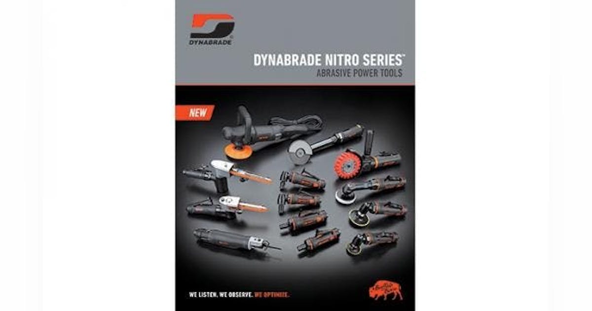 Dynabrade Nitro Series Catalog New Equipment Digest