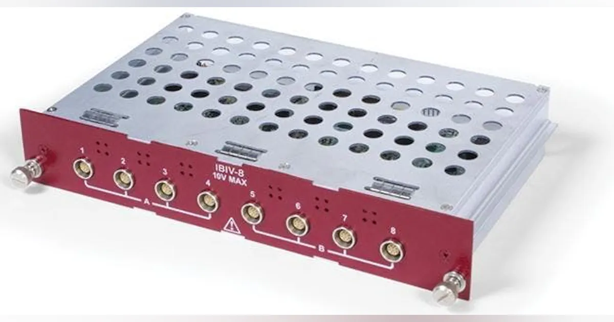 8-Channel Input Module | New Equipment Digest