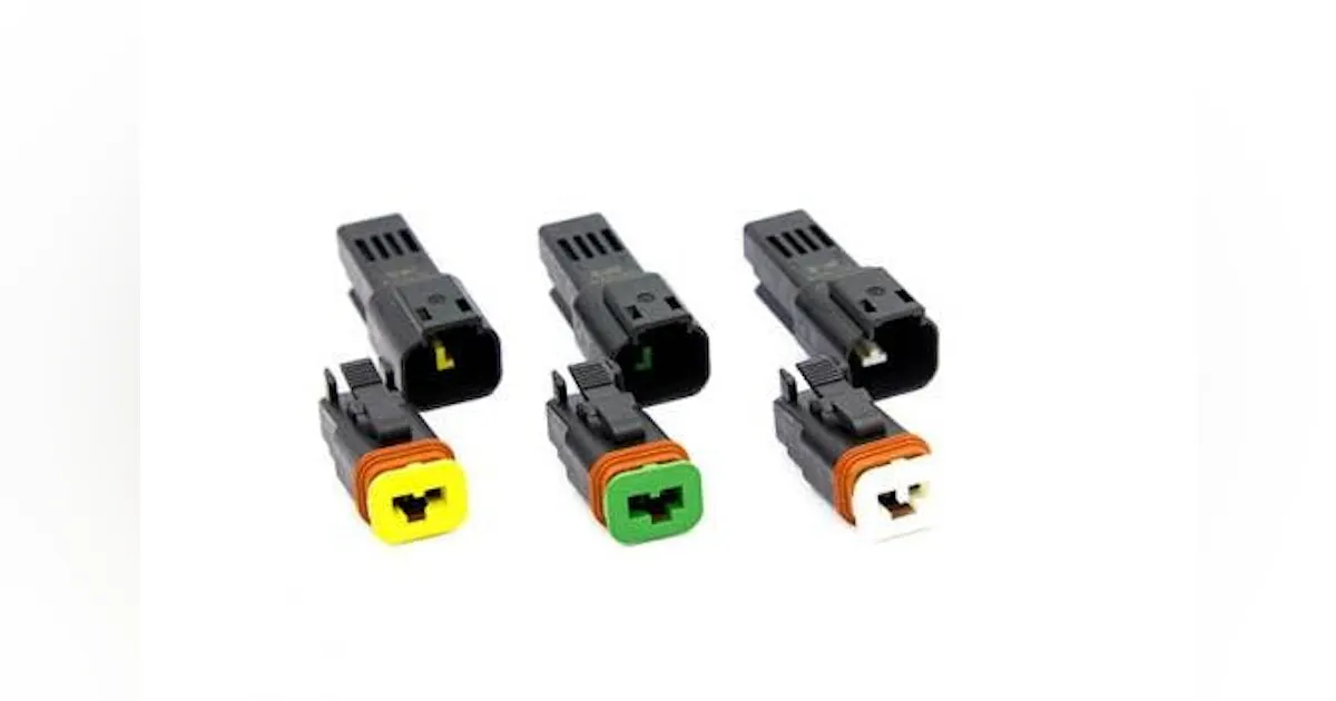 2 Position Rectangular Connector SUPERSEAL Pro Two Position Connectors | New Equipment Digest