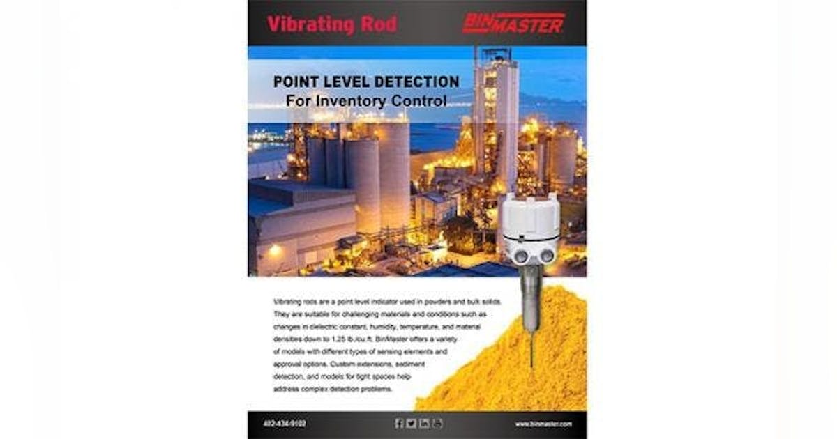 Vibrating Rods Brochure | New Equipment Digest