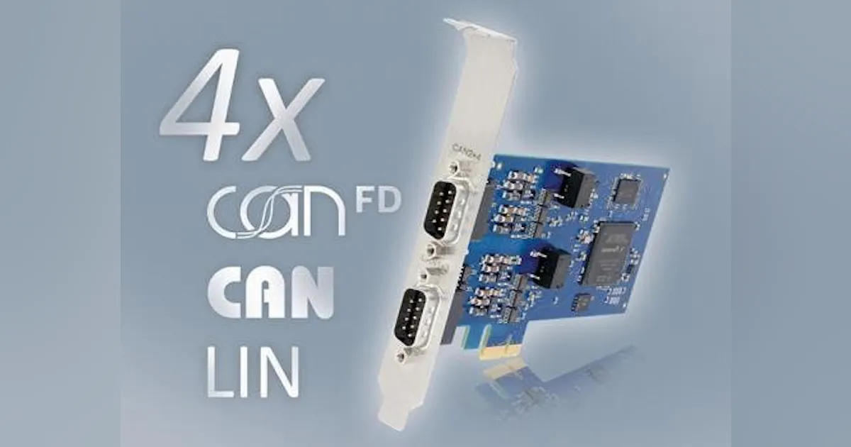 Powerful CAN-FD Interface | New Equipment Digest