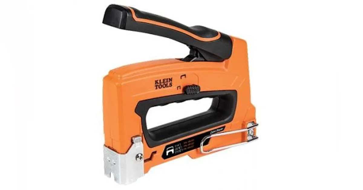 Wire and Cable Stapler | New Equipment Digest