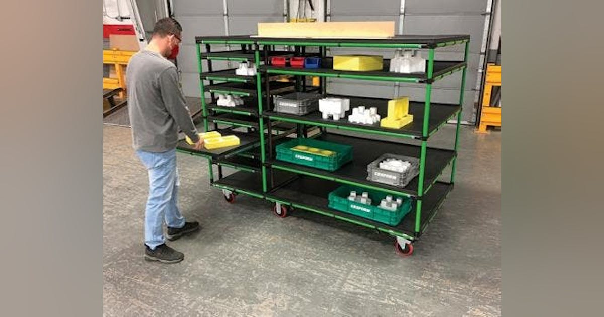 Creform Kitting Cart Supports Inventory Management | New Equipment Digest