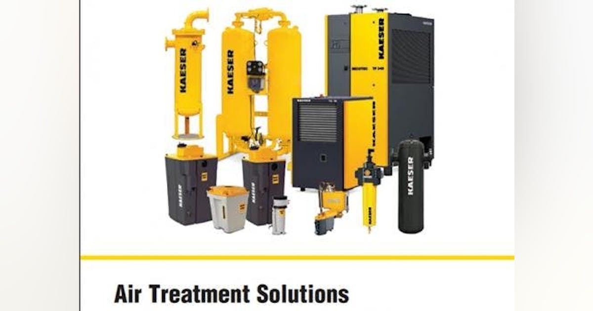 Kaeser Compressors Catalog Air Treatment Solutions New Equipment Digest