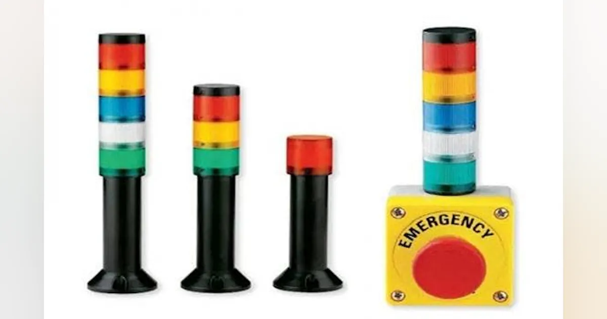 Stack Light Machine Dimensions Norstat Introduces the 30 mm Stack Light Assemblies Line | New ...