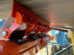 Cartridges with individual tensioning improves cleaning efficiency and effectiveness. Cartridges with individual tensioning improves cleaning efficiency and effectiveness.