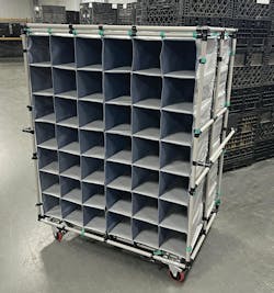 Creform bagged compartment kitting cart Creform bagged compartment kitting cart