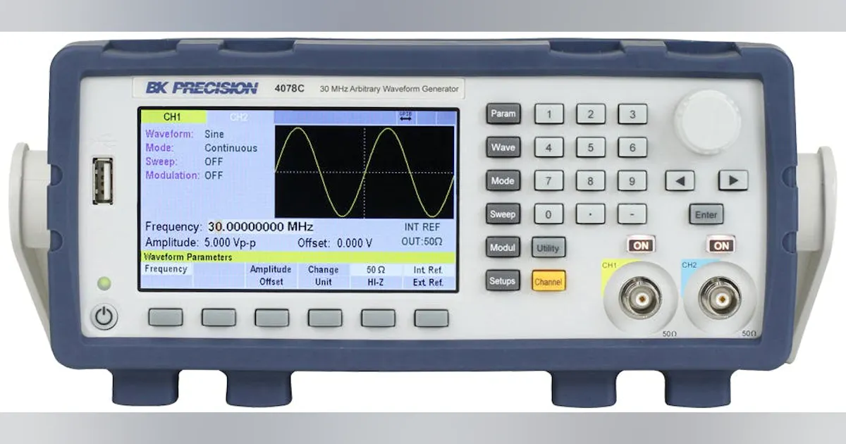 4078C Series 50 MHz Arbitrary/Function Waveform Generators | New ...