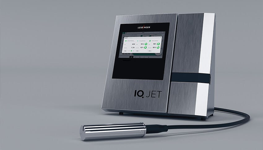 The new LEIBINGER IQJET: The world&rsquo;s first intelligent coding & marking system.