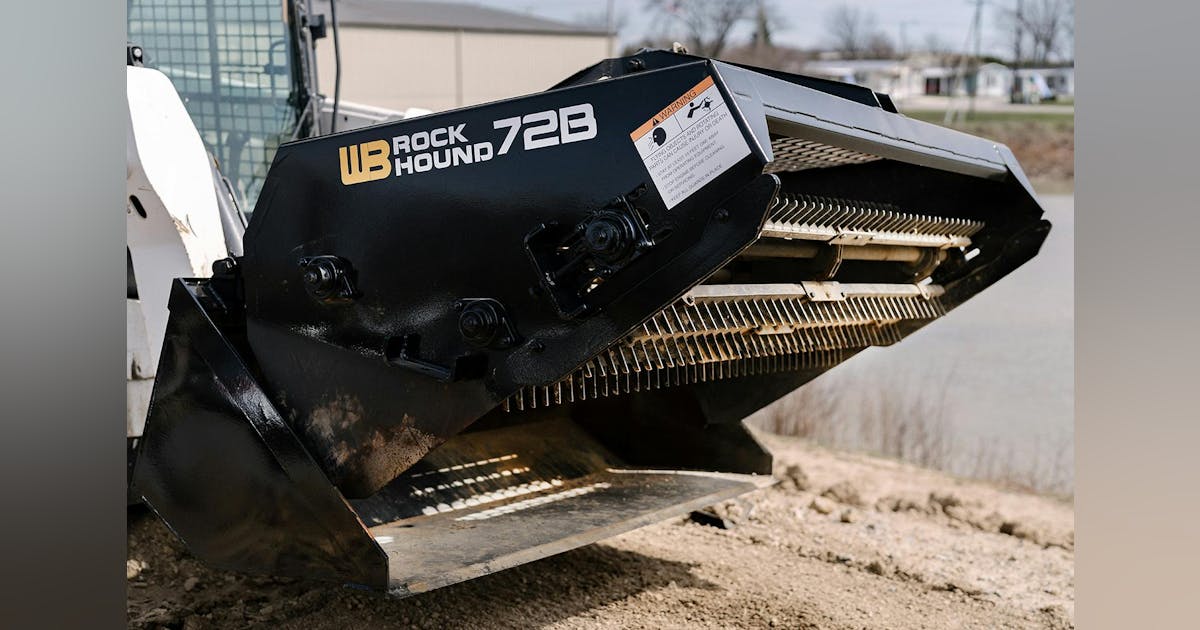 RockHound Landscape Rake Removes up to 8” Rocks | New Equipment Digest