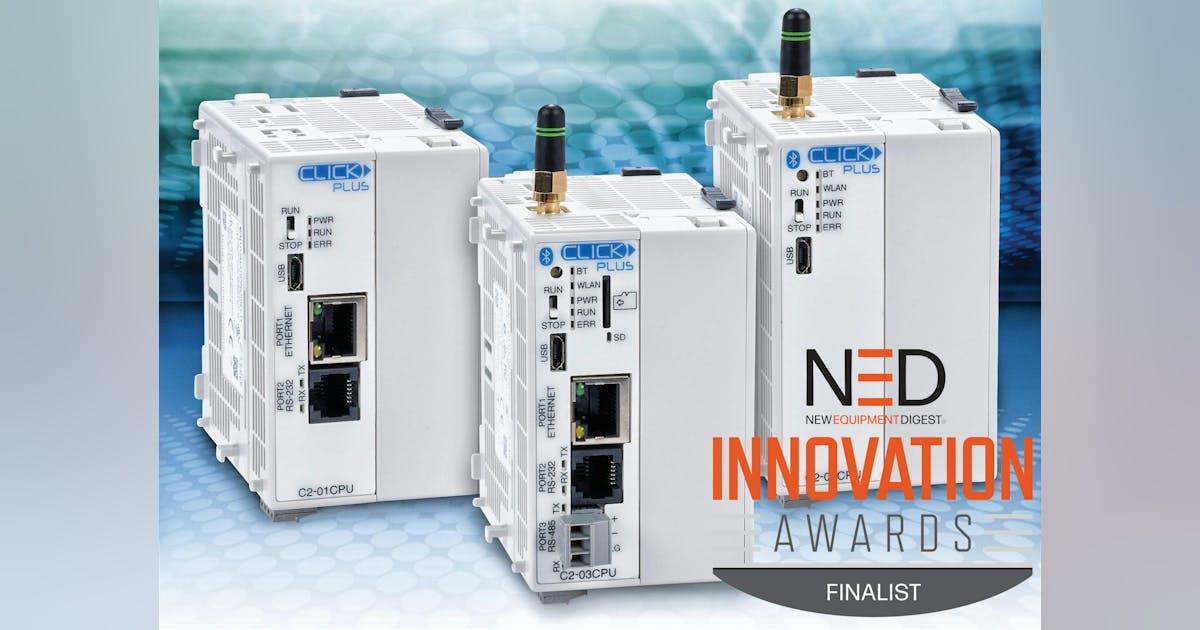 AutomationDirect's CLICK PLUS PLC Platform Provides Stackable and ...
