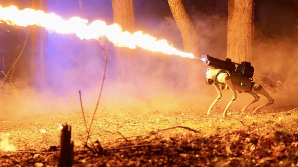 Fun Innovations Friday: Cleveland's Hottest Export: Flame-Throwing Robot Dogs