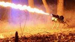 Fun Innovations Friday: Cleveland's Hottest Export: Flame-Throwing Robot Dogs Fun Innovations Friday: Cleveland's Hottest Export: Flame-Throwing Robot Dogs