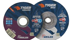 Weiler Abrasives Group Tiger 2.0 cutting, grinding and combination wheels Weiler Abrasives Group Tiger 2.0 cutting, grinding and combination wheels