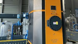 High-voltage electrode boilers like those from Acme Engineering Prod. are virtually 100% efficient, with zero-emission capabilities. High-voltage electrode boilers like those from Acme Engineering Prod. are virtually 100% efficient, with zero-emission capabilities.
