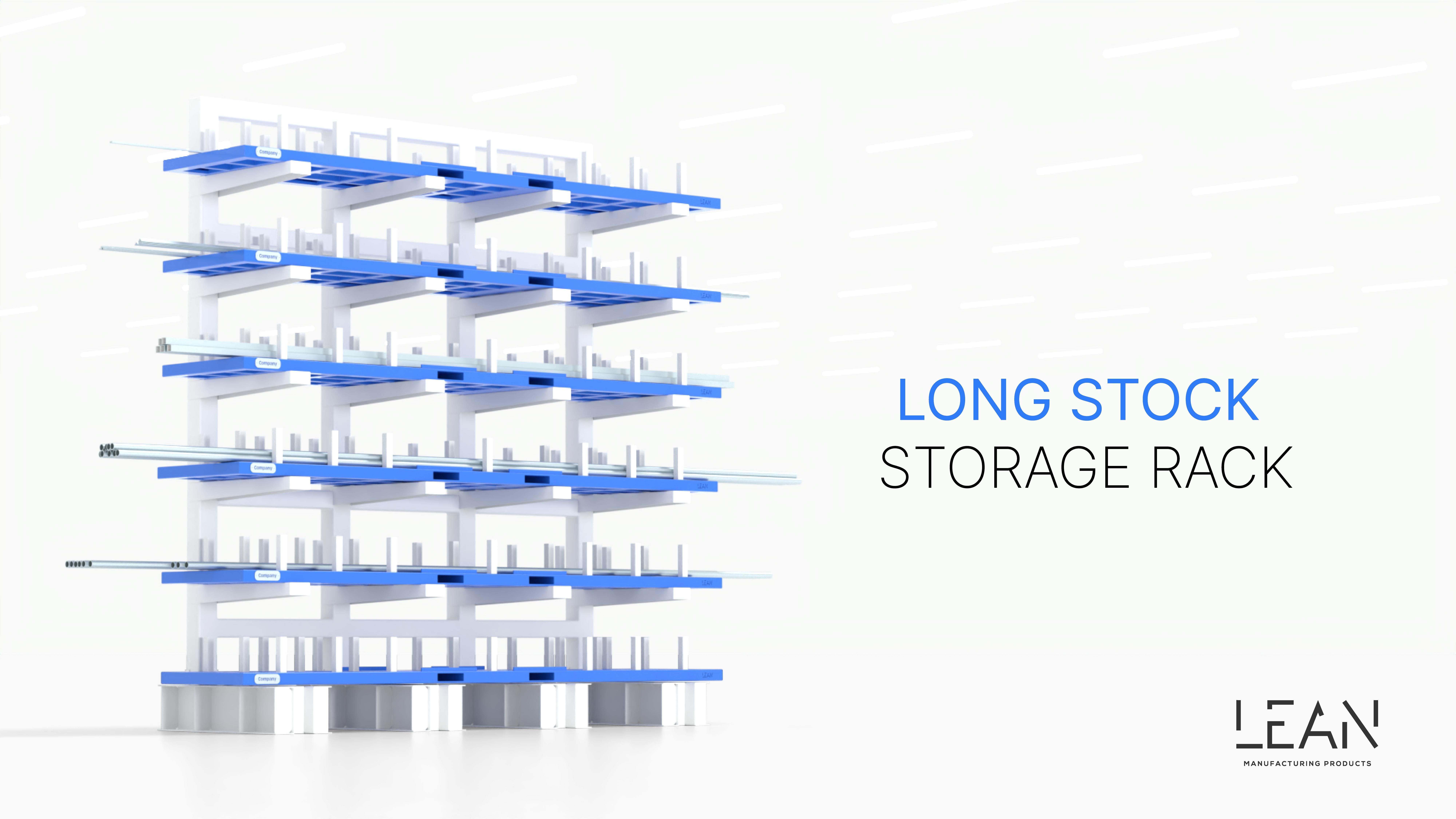 Long Stock Storage Rack
