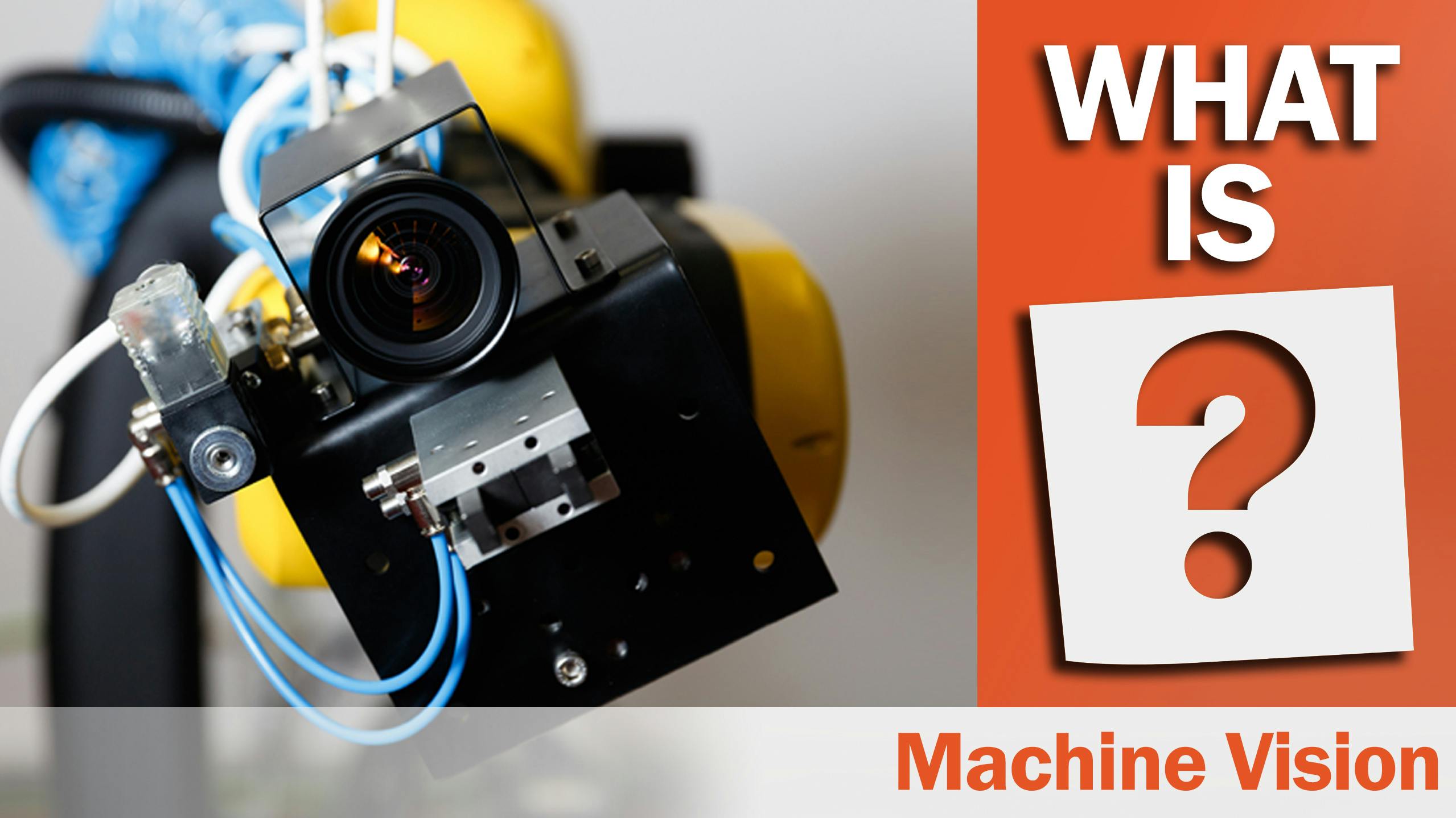 Machine vision attachment on industrial robot