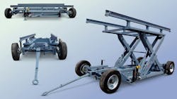 ATI Mobile Lift trailer for fighter jet ATI Mobile Lift trailer for fighter jet