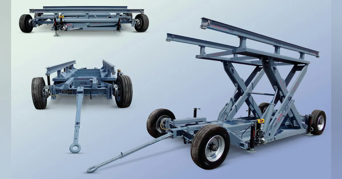 Mobile Trailer for F-35 Lightning II Engine With Built-in Lift ...