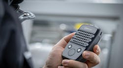 RSM (Remote Speaker Microphone) in use by worker RSM (Remote Speaker Microphone) in use by worker