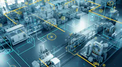 Industry 4.0 industrial factory using TSN automation.