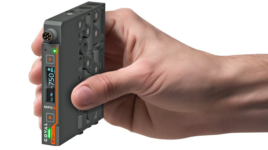 MPXS micro vacuum pump in stand-alone configuration