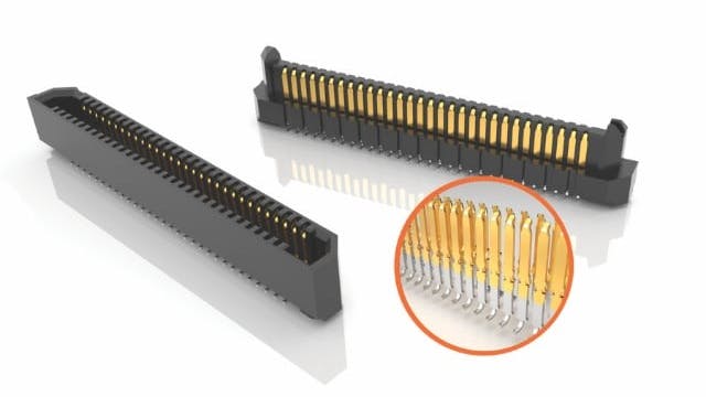 Samtec ERF6 and ERM6 Series of board-to-board connectors