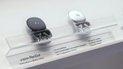viaim RecDot earbuds on display at CES 2025. viaim RecDot earbuds on display at CES 2025.