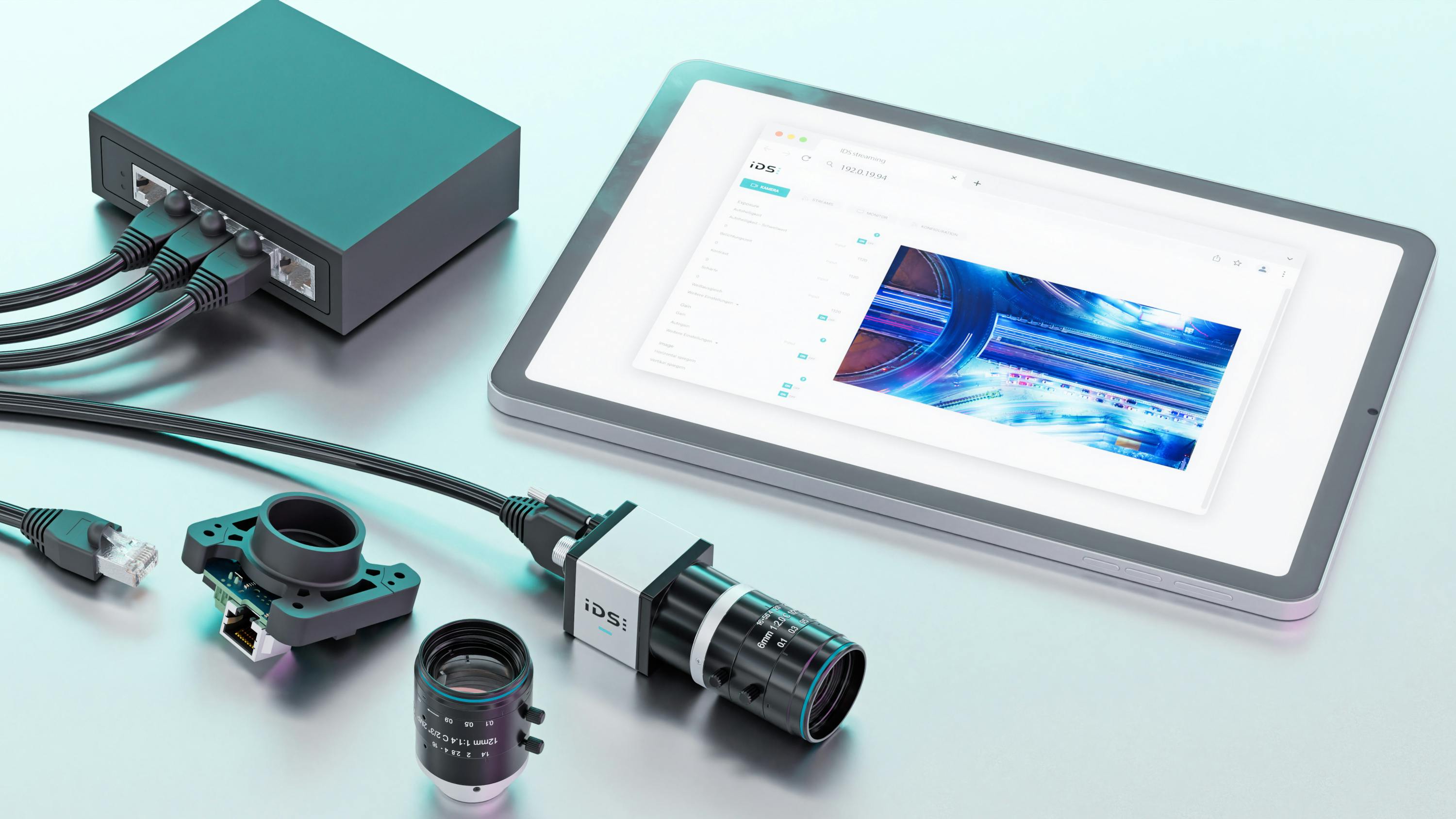 IDS uEye Live Cameras