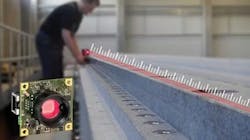 Precise measurement of a 160 cm long stone straight edge with 0.5 um/m. Precise measurement of a 160 cm long stone straight edge with 0.5 um/m.