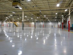 Inside view of Hitachi's newly leased industrial building in Atkins, VA. Inside view of Hitachi's newly leased industrial building in Atkins, VA.