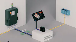 Illustration of Elementary's Vision Link AI-imaging software solution for industry