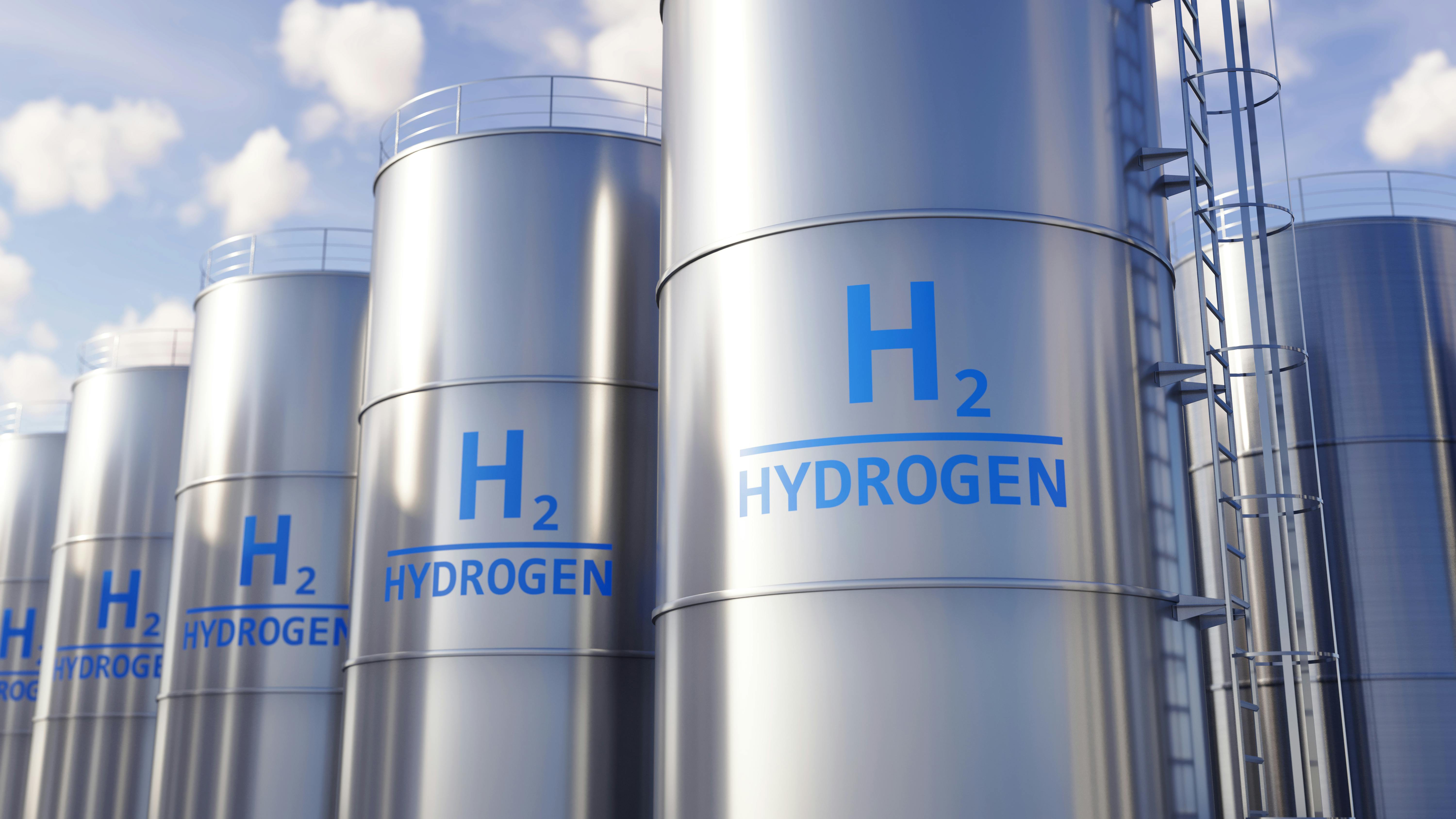 Modern hydrogen tanks storage for renewable energy