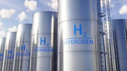 Modern hydrogen tanks storage for renewable energy