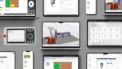 ABB AppStudio on multiple different devices/screens showing its flexibility ABB AppStudio on multiple different devices/screens showing its flexibility