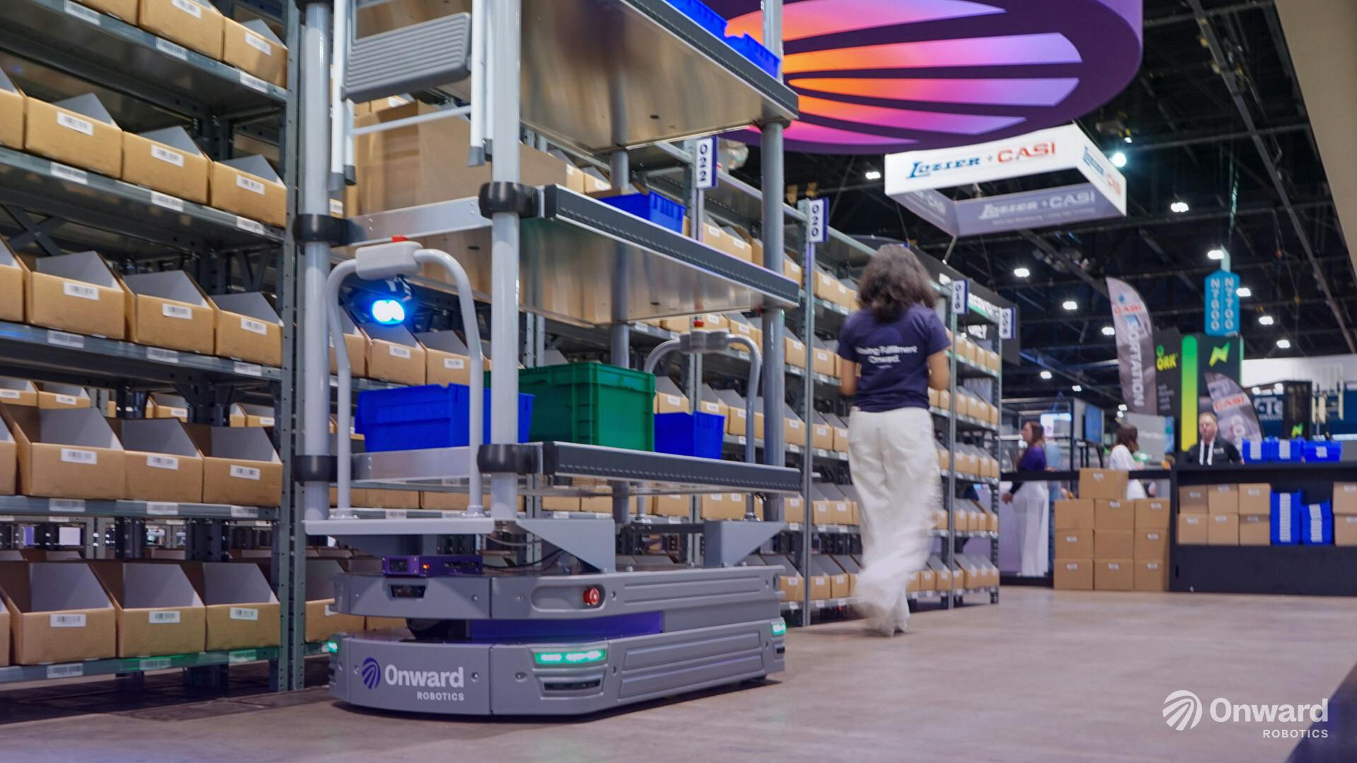 Onward Robotics' Meet Me picking automation solution.