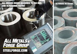 All Metls & Forge Group ultrasonic testing of forged parts All Metls & Forge Group ultrasonic testing of forged parts