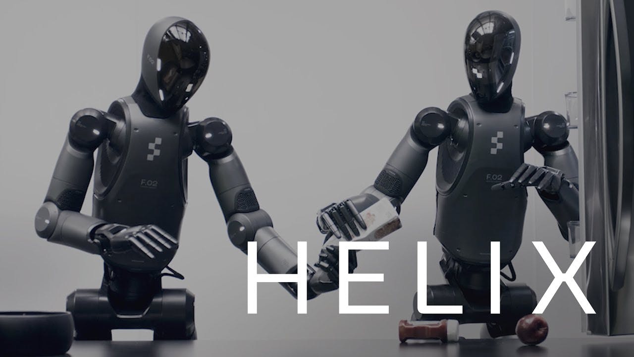 Helix AI model on Figure AI robots