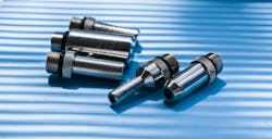 A group of transducers used for scanning acoustic microscopy (SAM) A group of transducers used for scanning acoustic microscopy (SAM)