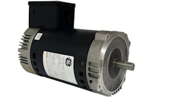 Nidec Motors' PrecisionFlow ECM ventilation motor on a white background Nidec Motors' PrecisionFlow ECM ventilation motor on a white background