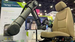 Techman Robot presenting its advanced Flying Trigger inspection technology at Automate 2025. Techman Robot presenting its advanced Flying Trigger inspection technology at Automate 2025.