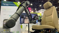 Techman Robot presenting its advanced Flying Trigger inspection technology at Automate 2025. Techman Robot presenting its advanced Flying Trigger inspection technology at Automate 2025.