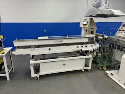 Fluidized bath in the test extrusion facility. Fluidized bath in the test extrusion facility.