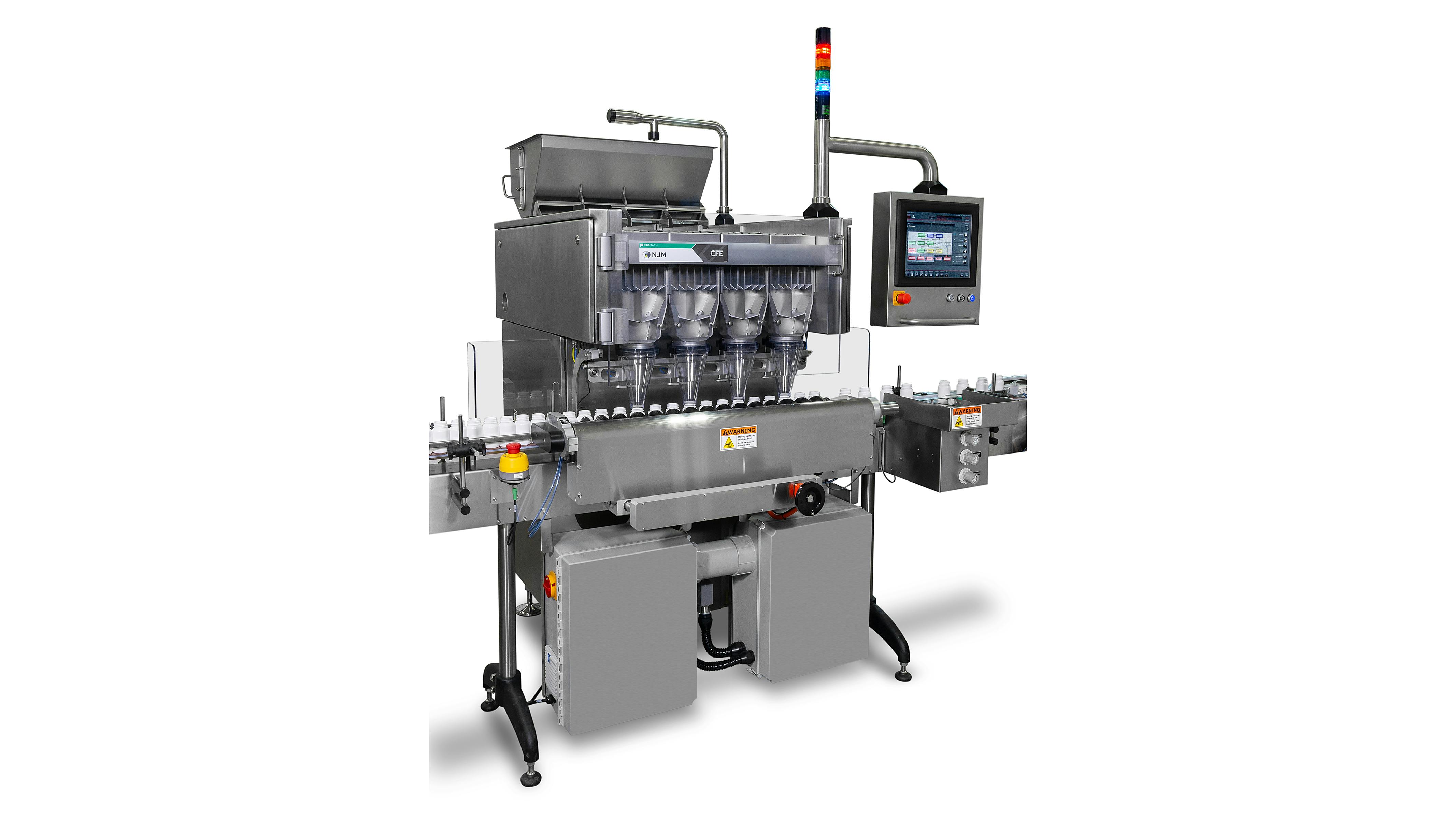 CFE Tablet Counter Handles 200 Bottles/Minute