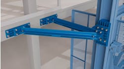 Adjustable Bolted Bracing Allows No-Weld Installation Adjustable Bolted Bracing Allows No-Weld Installation