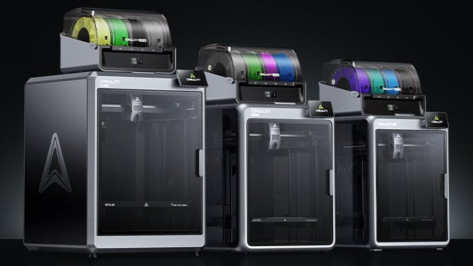 Full lineup of Creality K2 Series.