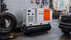 Bobcat Tank-Mounted Rotary-Screw Air Compressors Offer Continuous-Duty Operation Bobcat Tank-Mounted Rotary-Screw Air Compressors Offer Continuous-Duty Operation