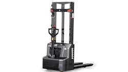 Raymond RSB26-F forklift stacker on a white background Raymond RSB26-F forklift stacker on a white background